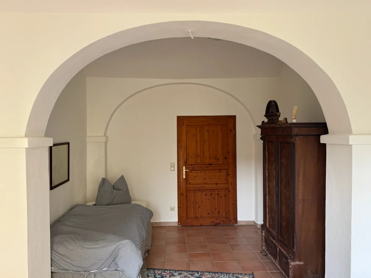 Dark double room