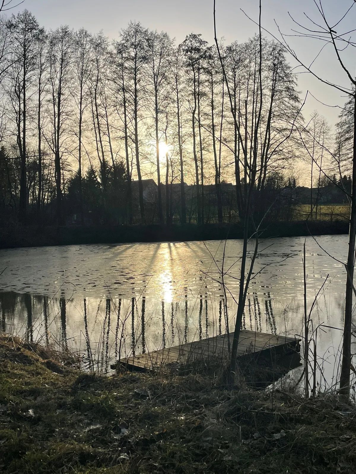 Lake and dock