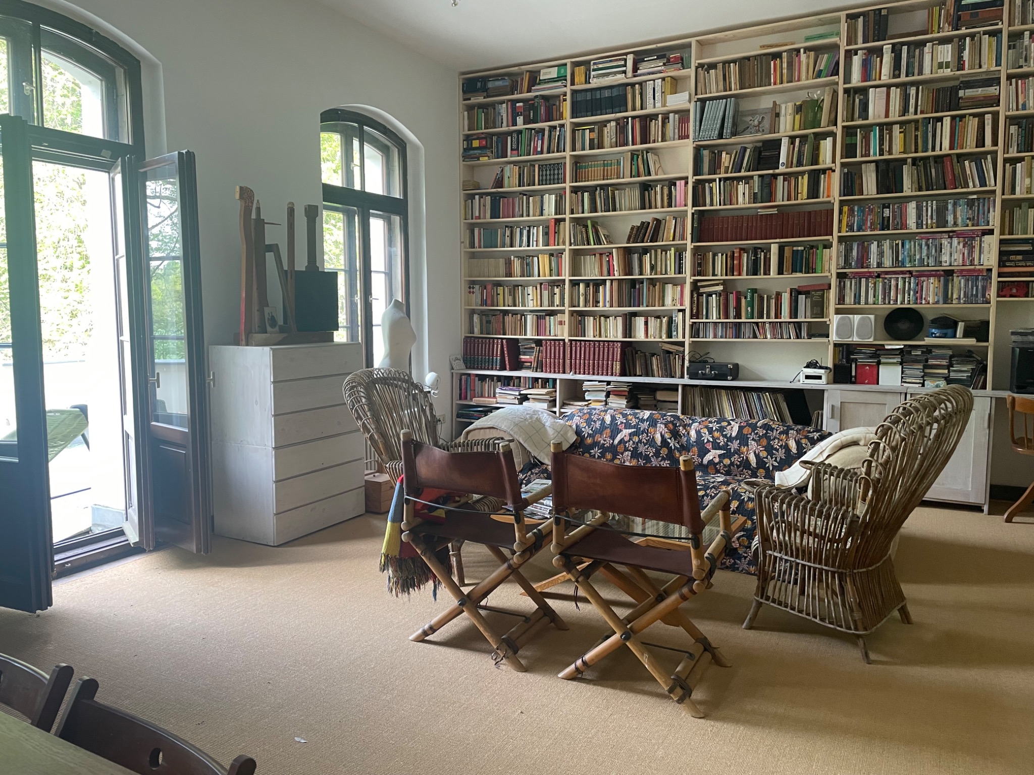 Library and work room